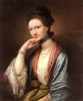 West, Benjamin - Portrait of Ann Barbara Hill Medlycott